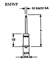 Bi-Metallic Capacitor Discharge (CD) Pin, Weld Stud
