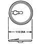 Key Hole Slotted Washer (For 3/16 in Dia. Notched End Studs)