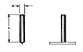 Non Flanged - No Thread Capacitor Discharge (CD) Studs